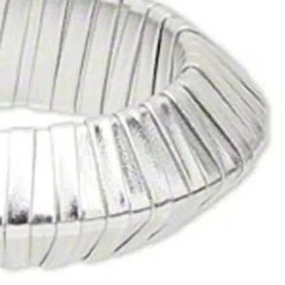 Shagadelic Mod 60s Jetsons Style Silver Bracelet - Picture 2 of 2
